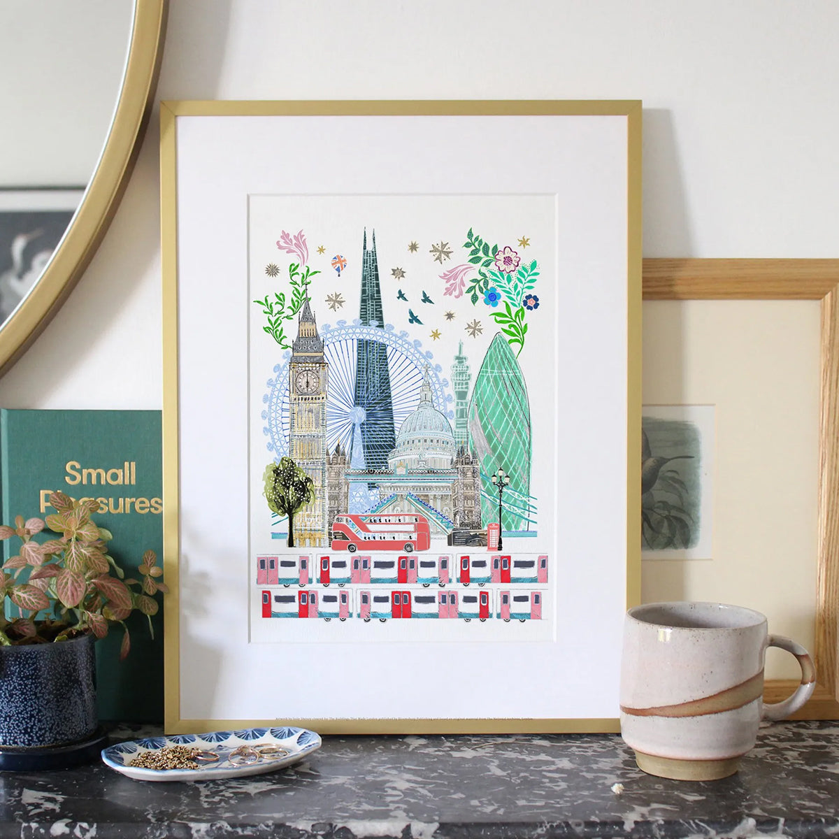 London Skyline print by Josie Shenoy