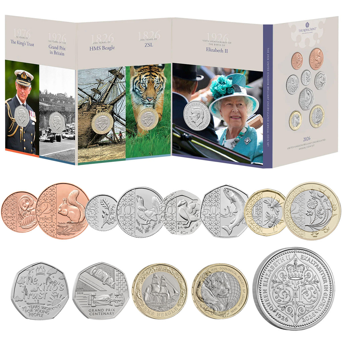 2026 UK Brilliant Uncirculated Annual Coin Set 1