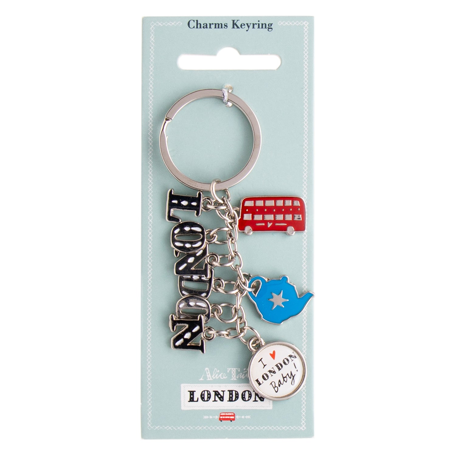 Alice Tait London Charms Keyring