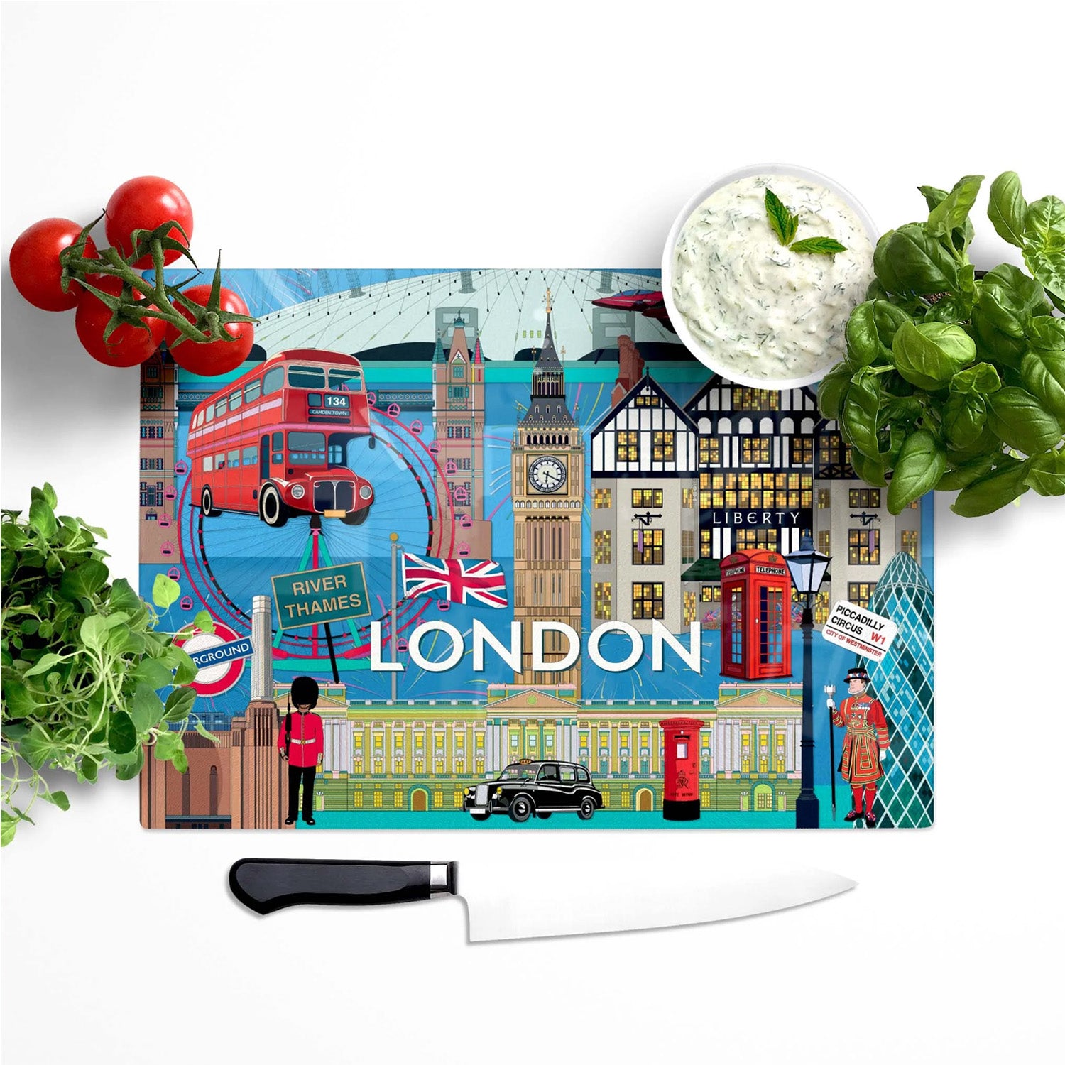 Bean & Bemble London City Glass Worktop Saver 2