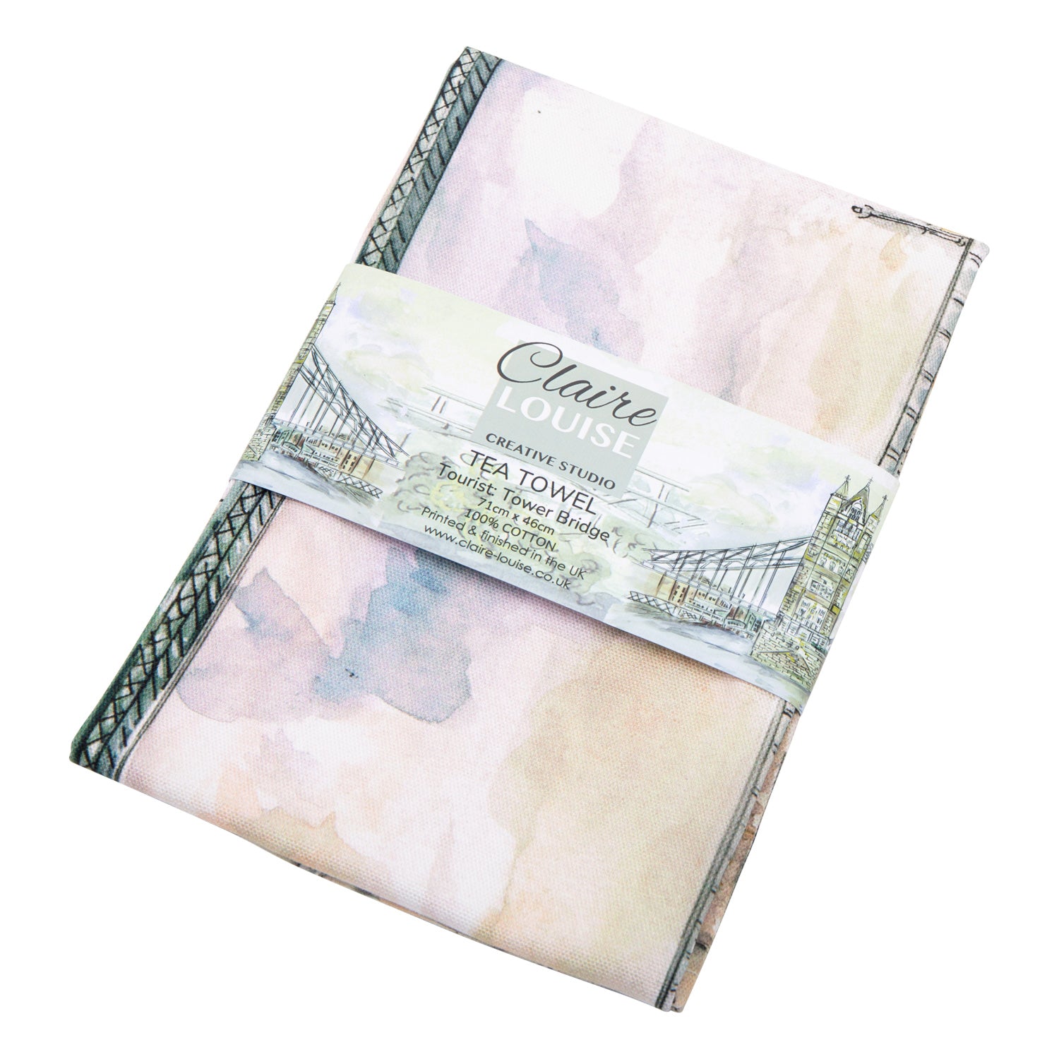Claire Louise Tower Bridge Tea Towel