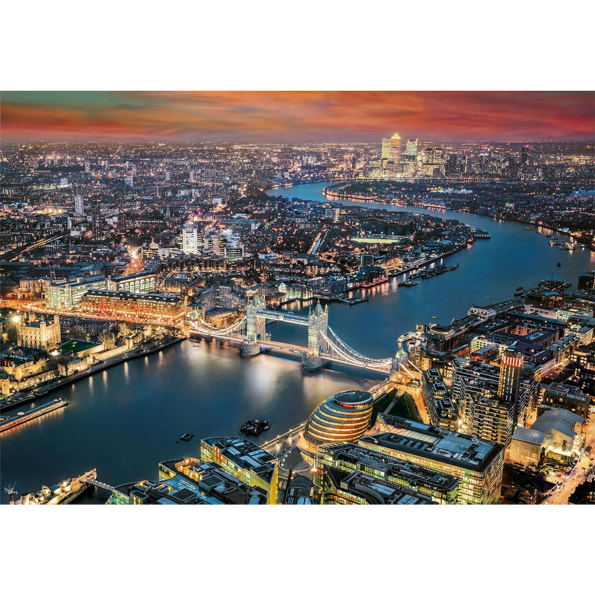 Clementoni London Ariel View 2000 Piece Puzzle 2