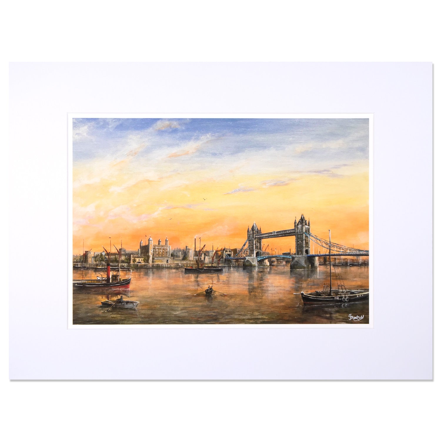 Ed Bucknall Tower Bridge Giclee Print - Rectangle