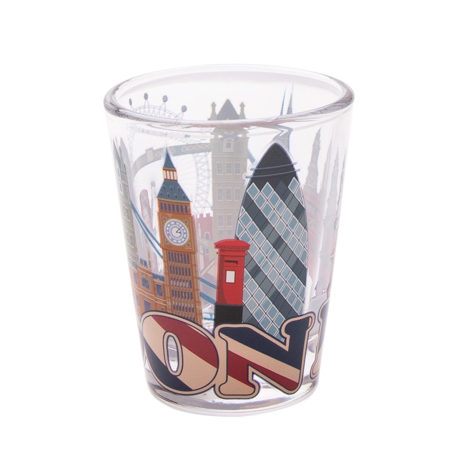 Elgate Union Jack & Skyline Shot Glass 1