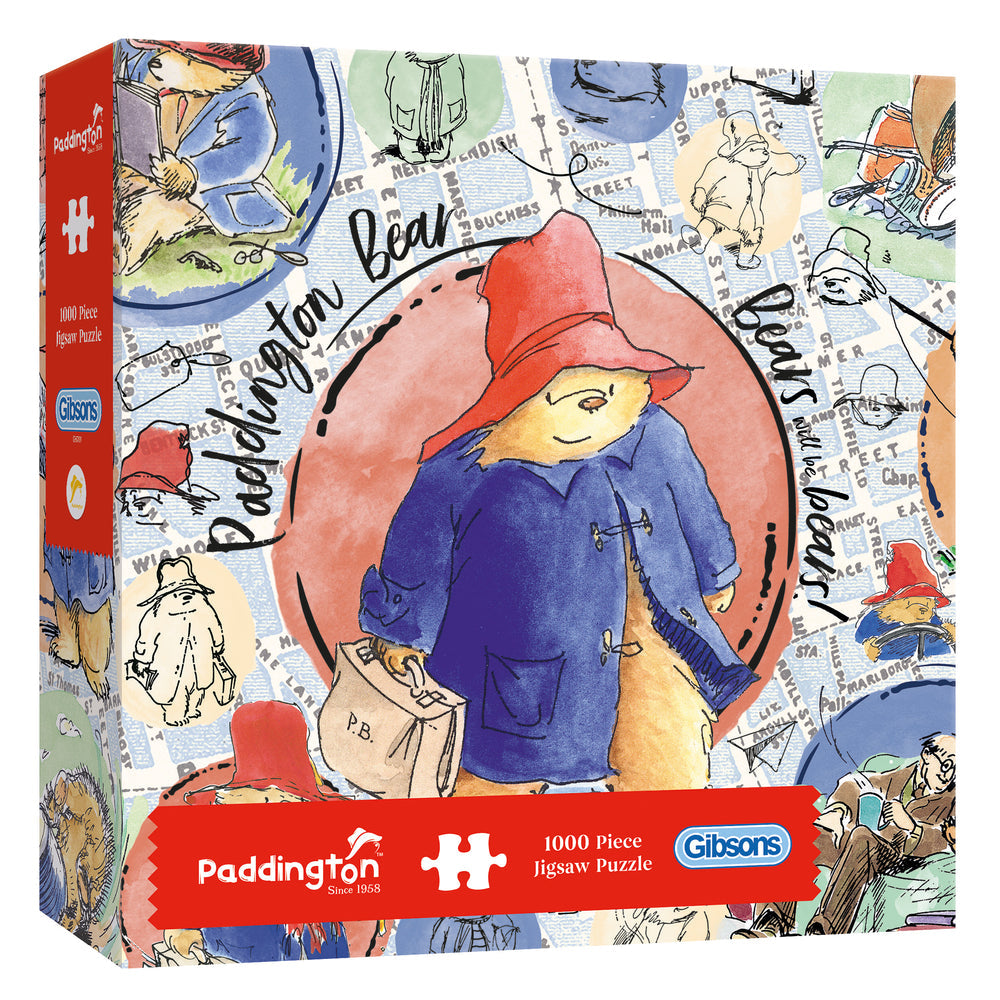 Gibsons Paddington Bear 1000 Piece Puzzle 1