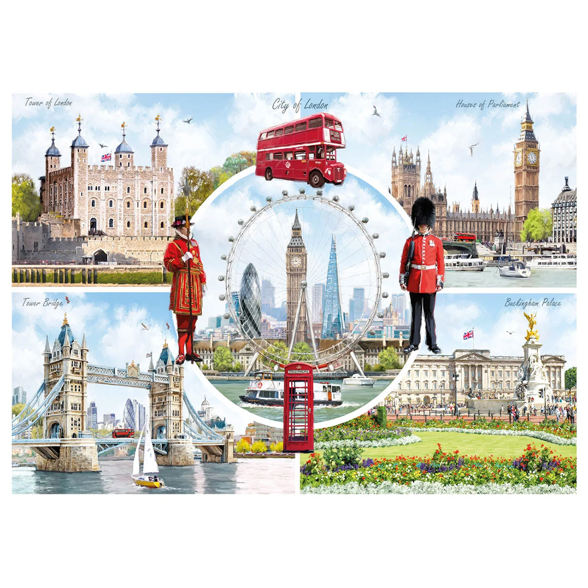 Gibsons A Look At London 1000pc Puzzle