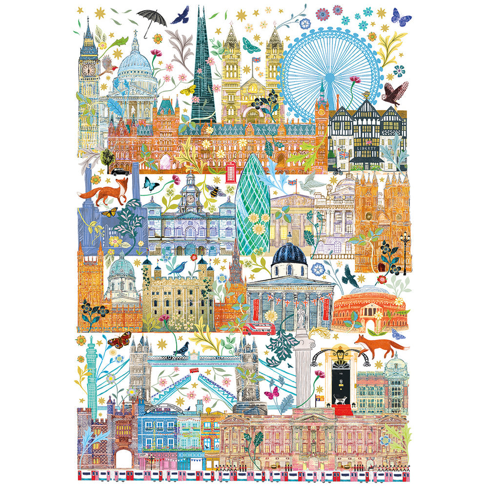 Gibsons London Skyline 1000 Piece Puzzle - Josie Shenoy 2