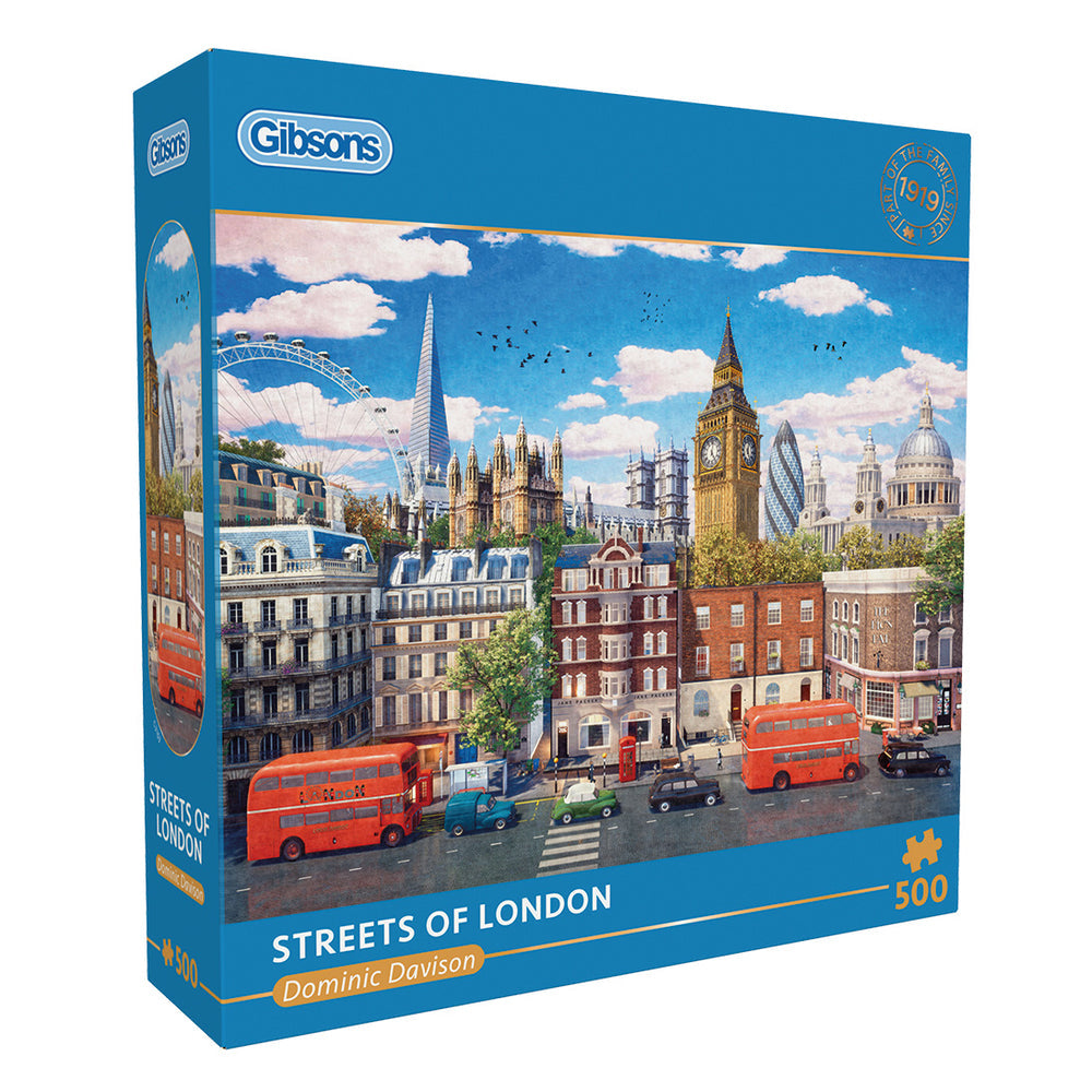 Gibsons Streets Of London 500 Piece Jigsaw Puzzle