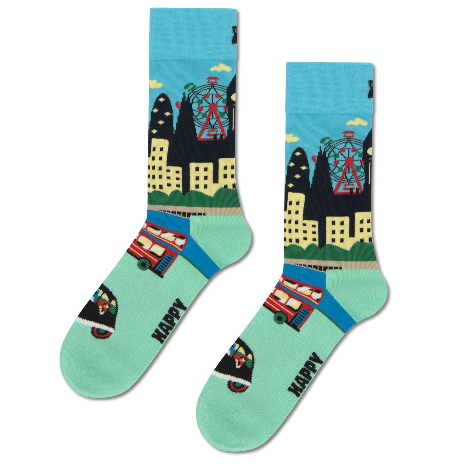 Happy Socks 2 Pack Slang Socks Gift Set - London Edition 2
