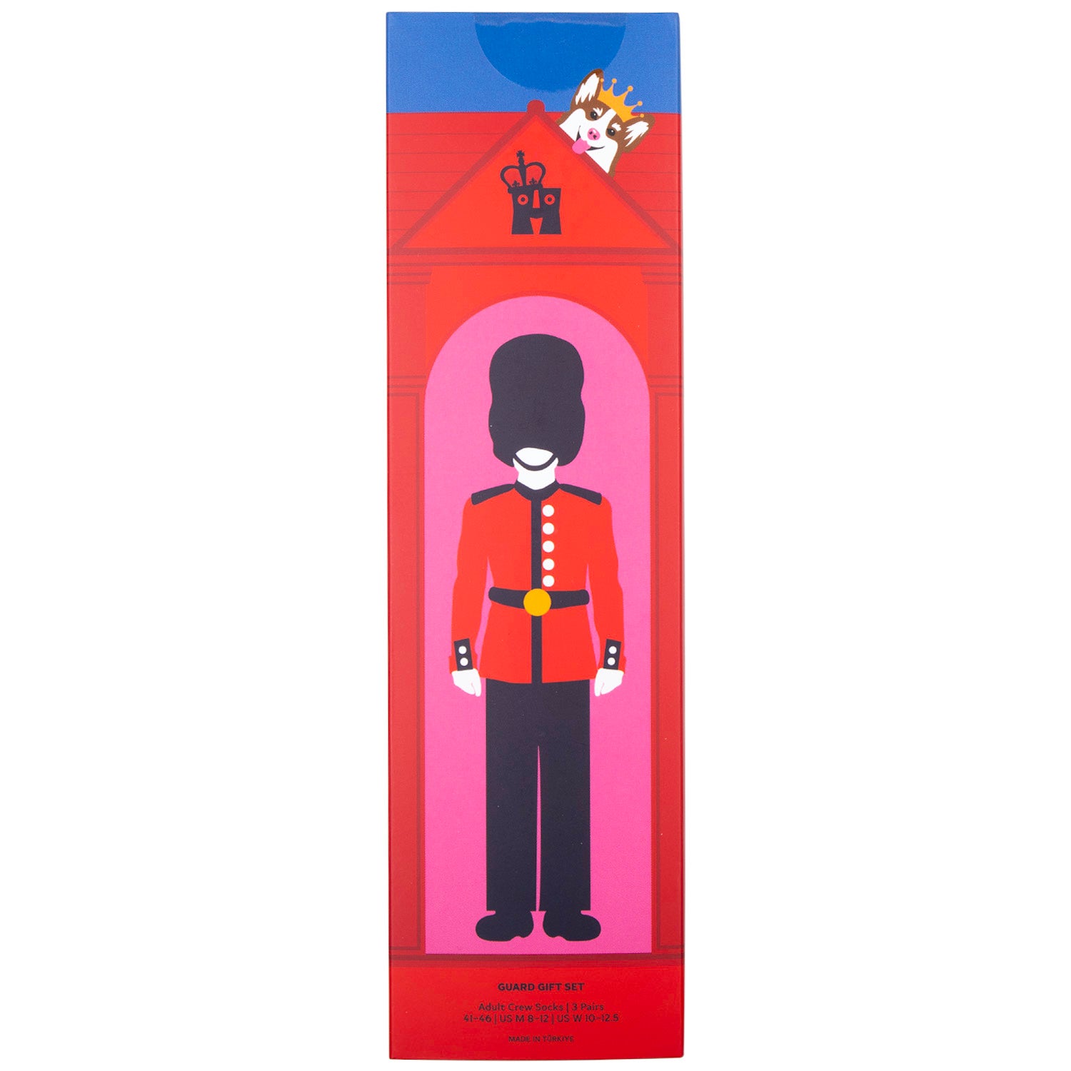 Happy Socks 3 Pack Guard Socks Gift Set - London Edition - 41-46 box 1