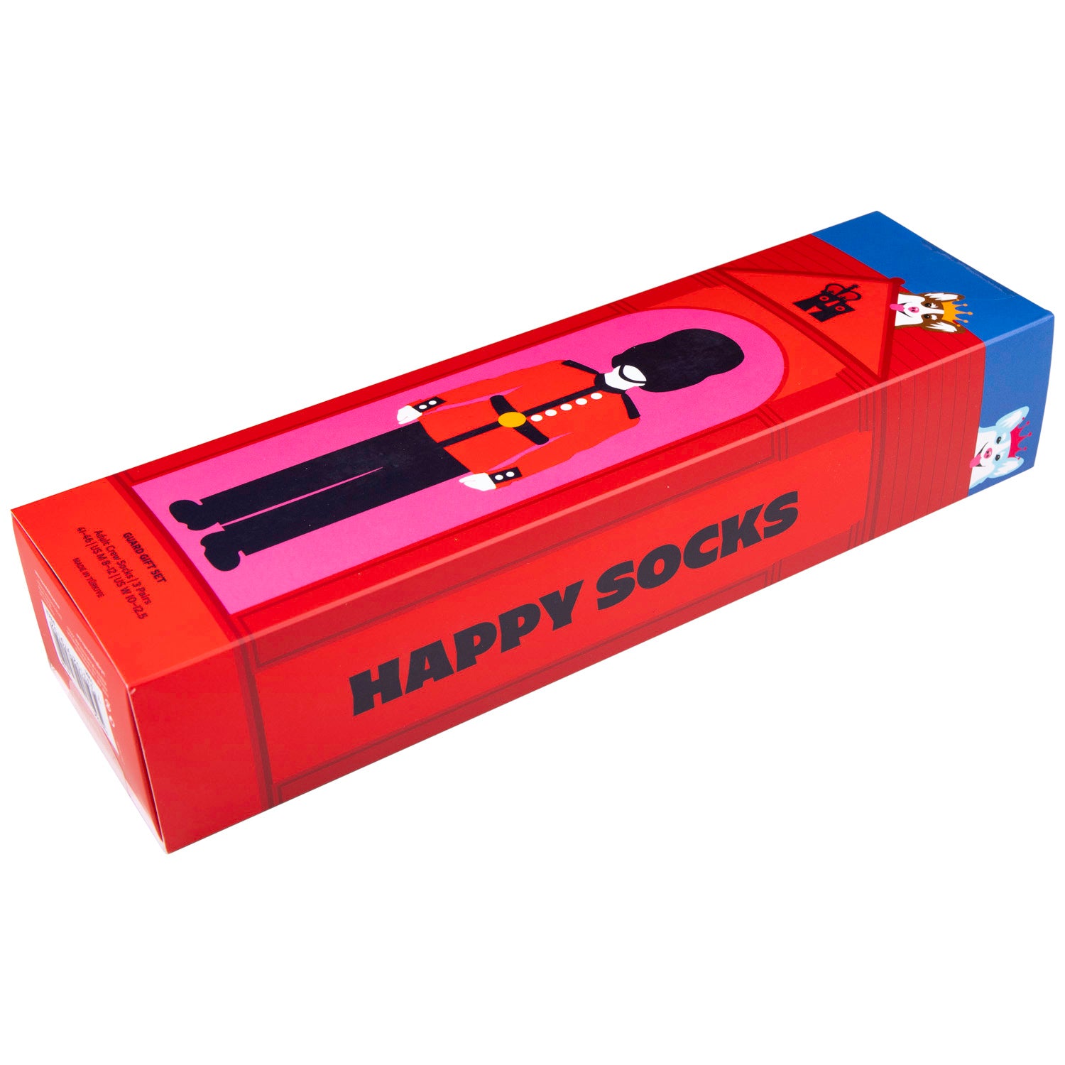Happy Socks 3 Pack Guard Socks Gift Set - London Edition - 41-46 box 2