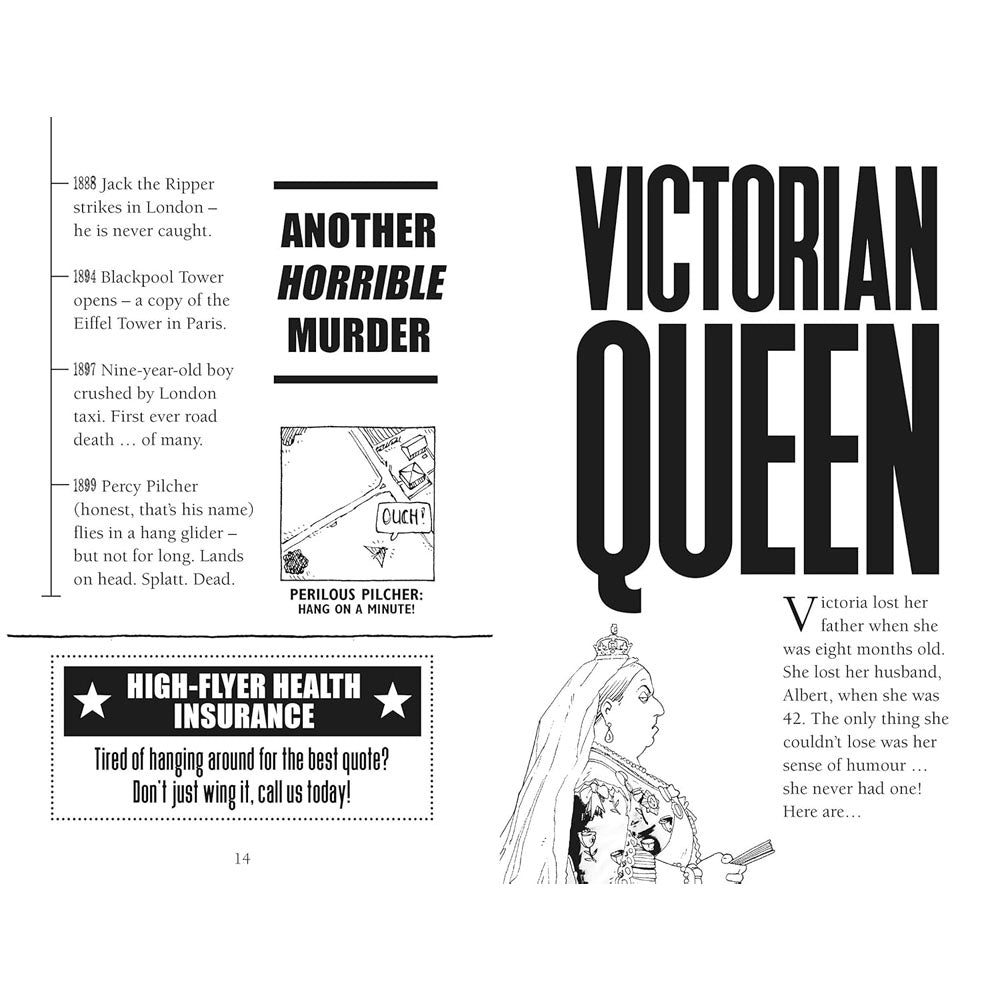 Horrible Histories Vile Victorians Book (Newspaper Edition)