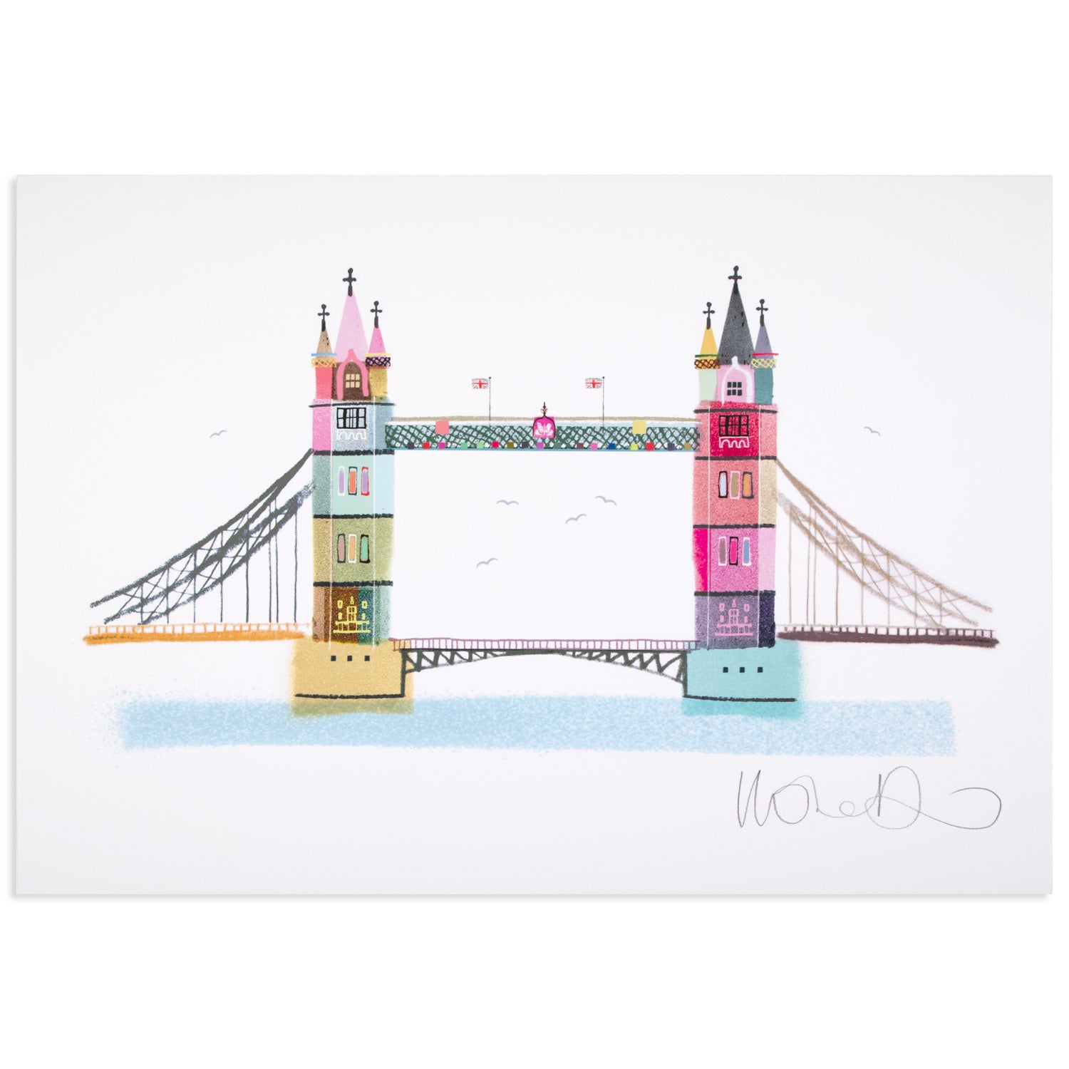 I Drew This - Tower Bridge A3 Print 1