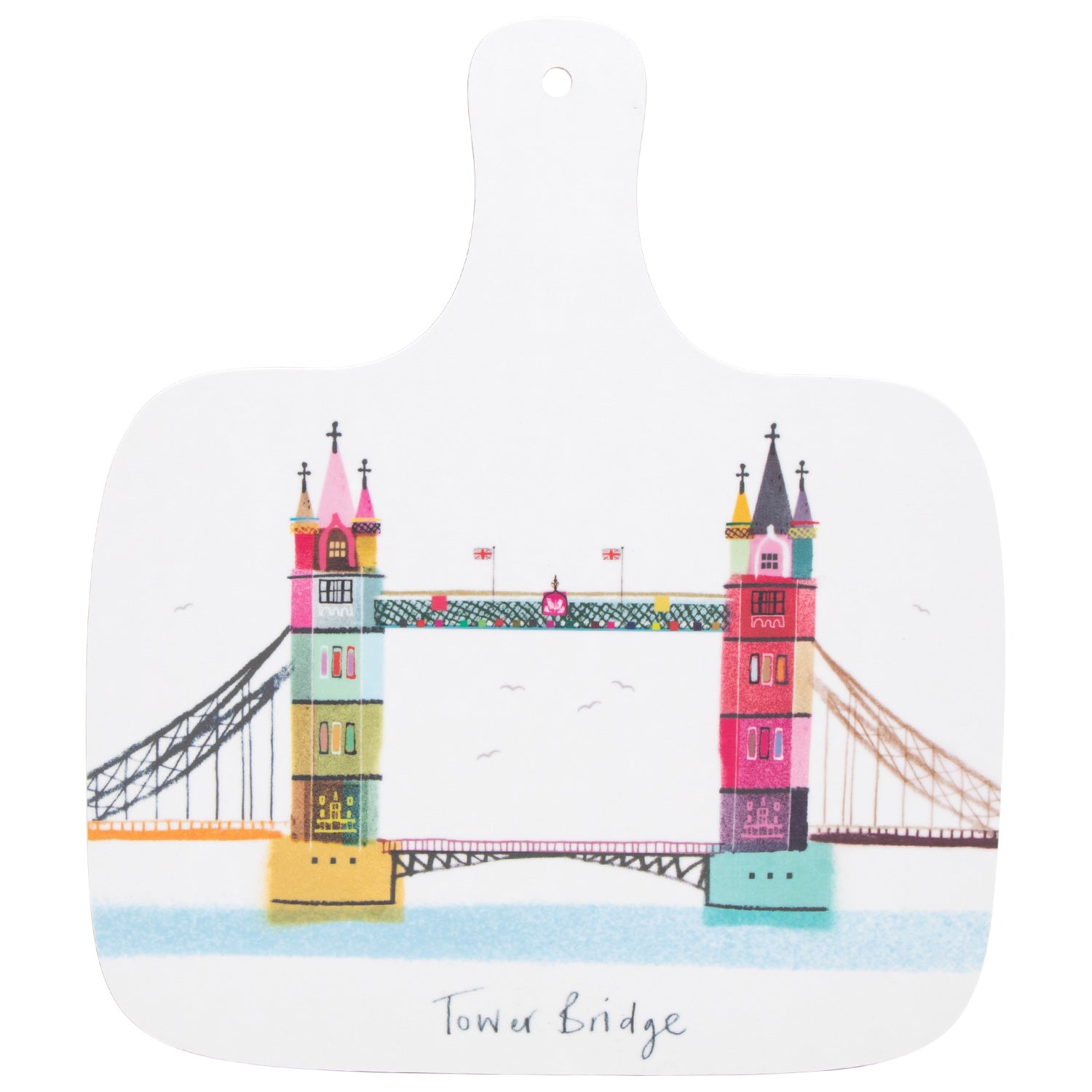 I Drew This - Tower Bridge Chopping Board 1