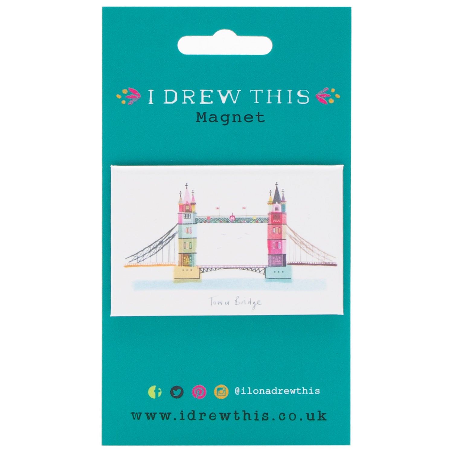 I Drew This - Tower Bridge Magnet 1