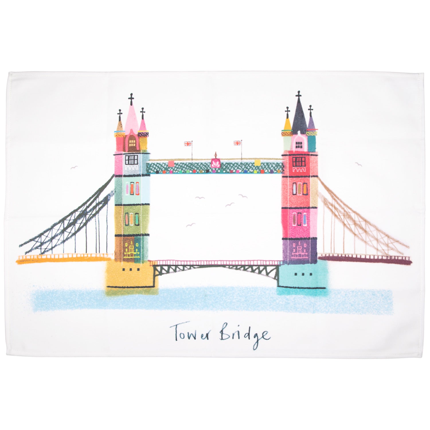 I Drew This - Tower Bridge Tea Towel