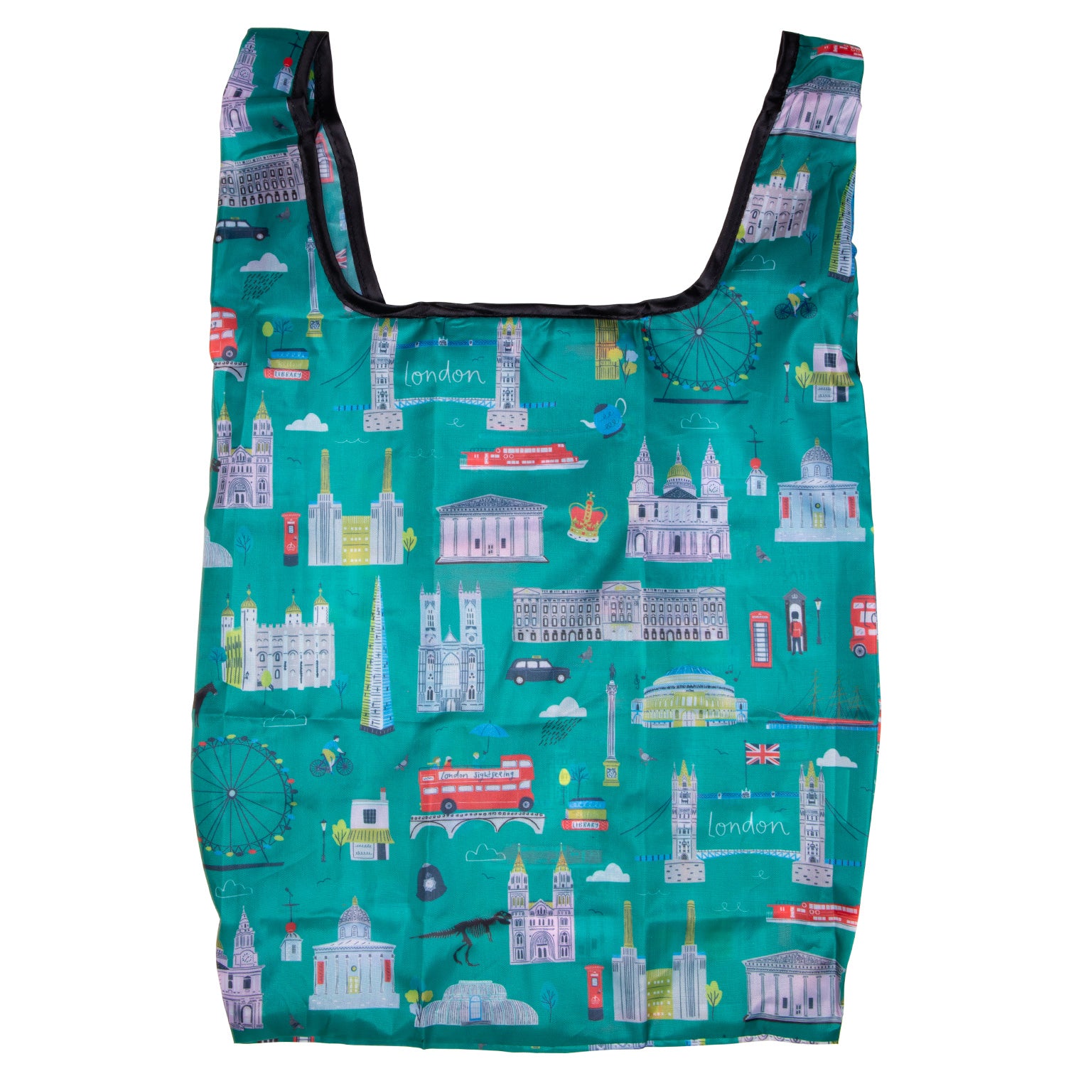 Jessica Hogarth London Skyline Foldaway Tote Bag 1