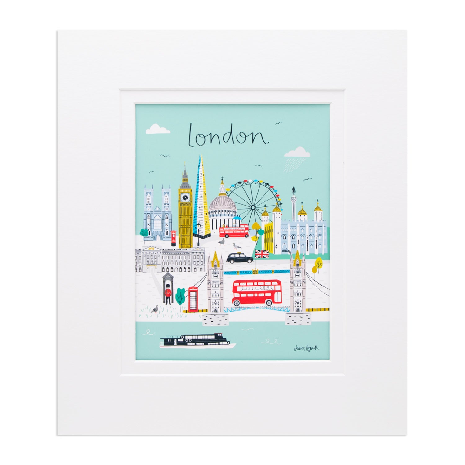 Jessica Hogarth London Skyline Small Print 10 x 12