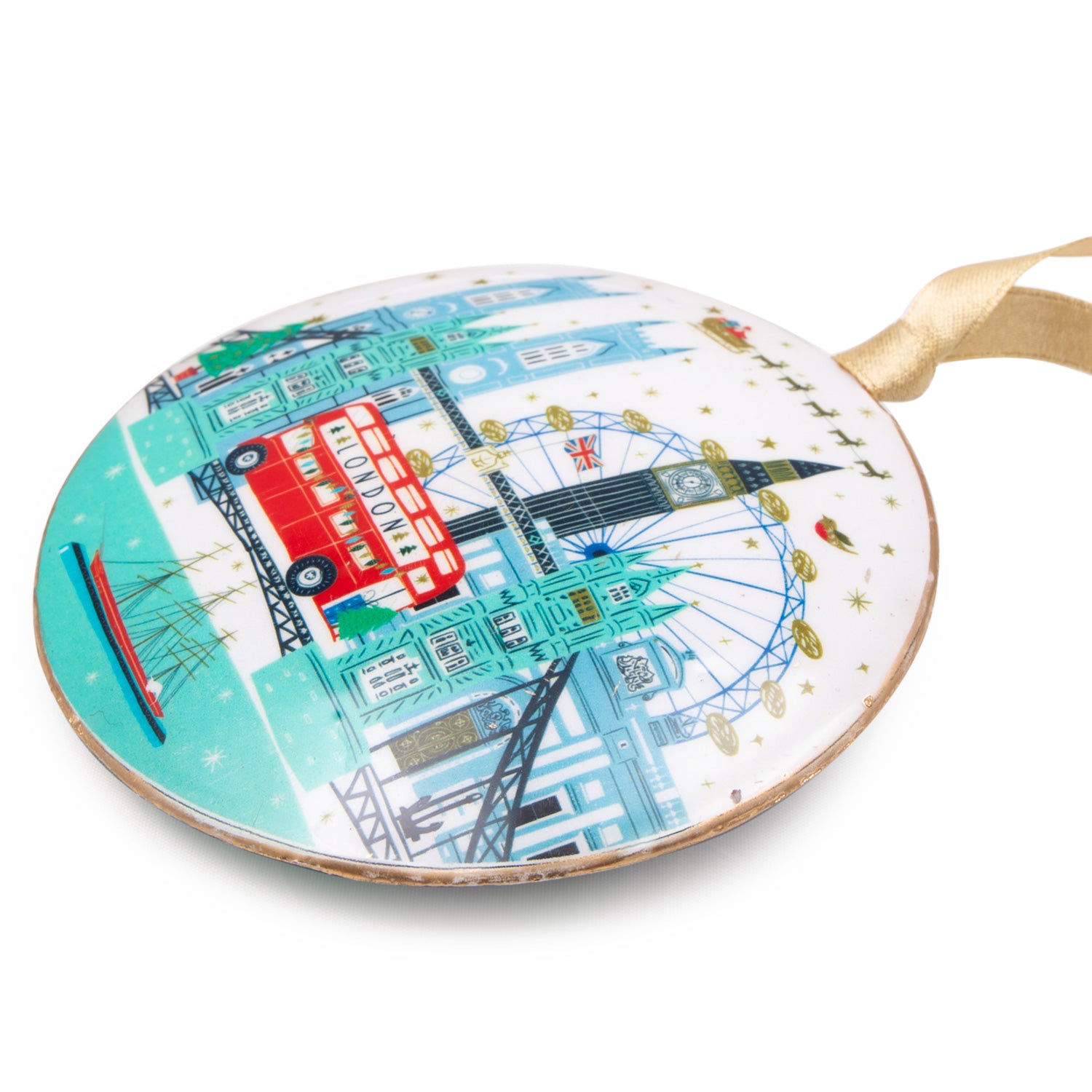 Jessica Hogarth Winter In London Scene Metal Decoration 2