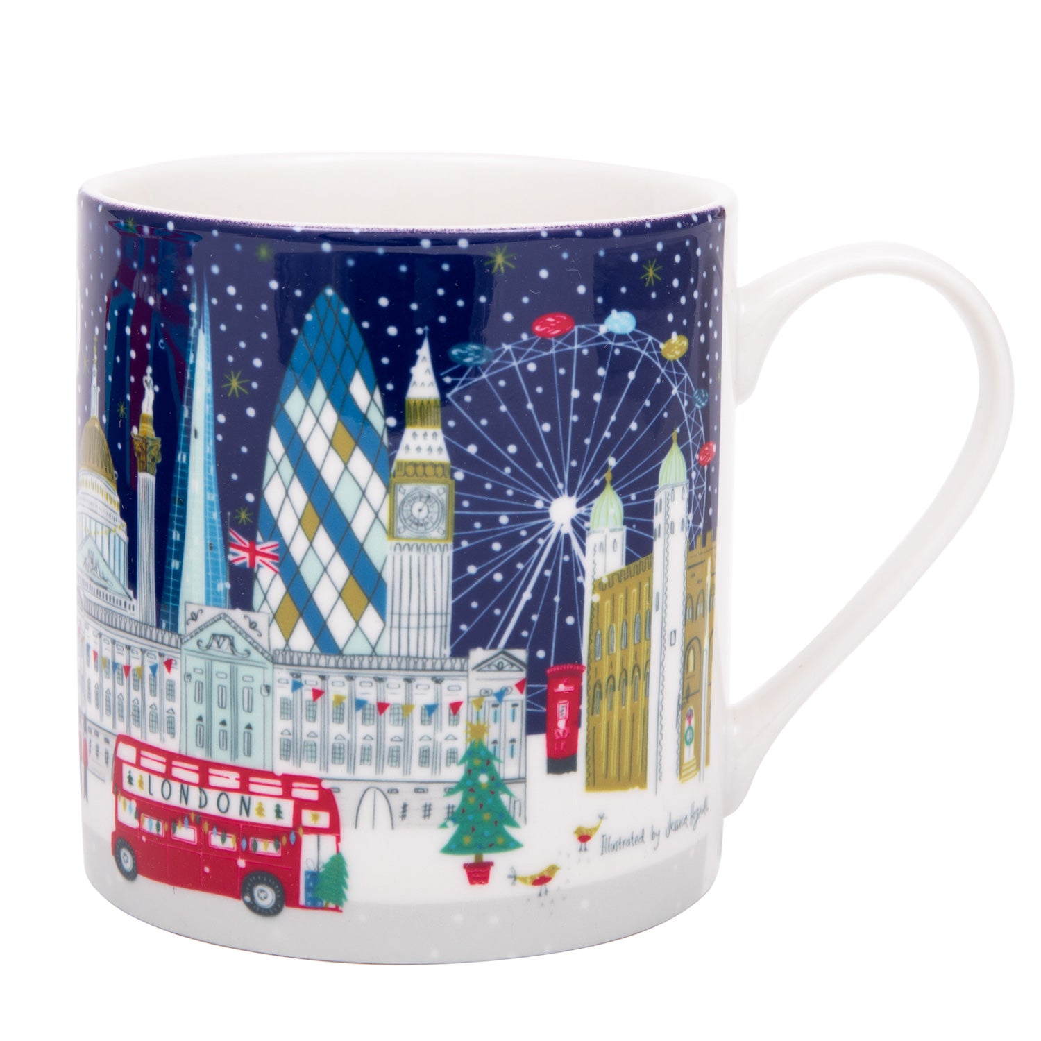 Jessica Hogarth Winter In London Scene Mug 1