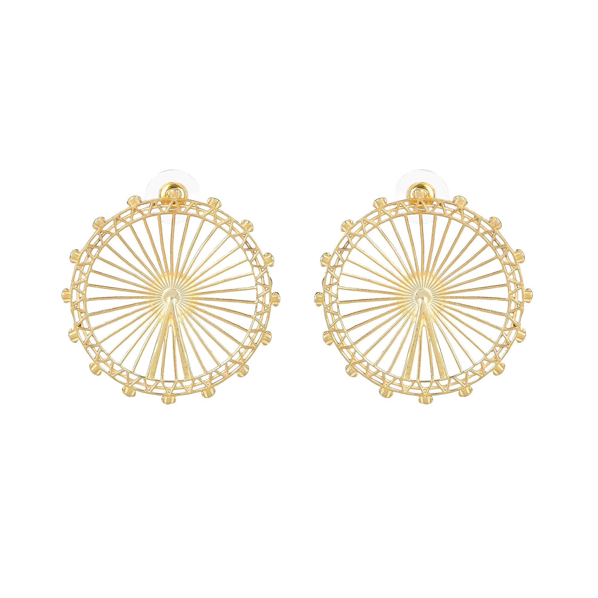 Jey Jewels London Eye Hoop Earrings - Large 3