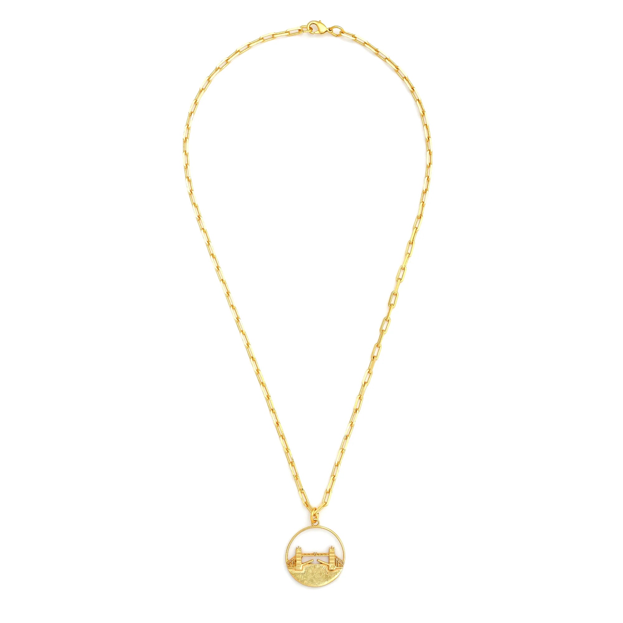 Jey Jewels Tower Bridge Pendant Necklace - Small 3