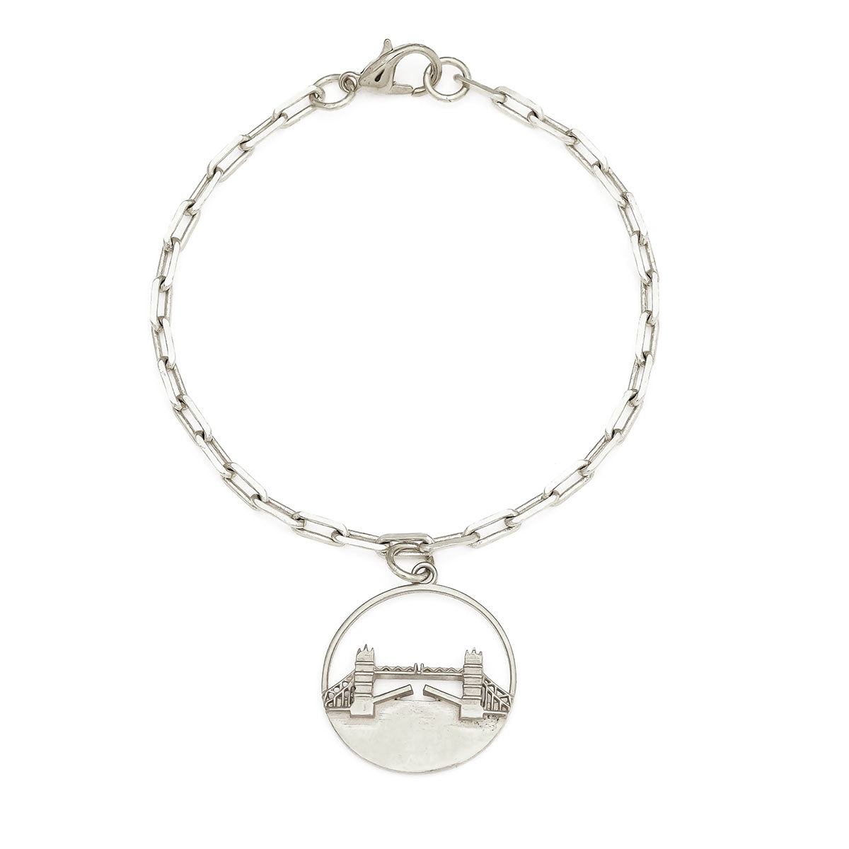Jey Jewels Tower Bridge Silver Bracelet