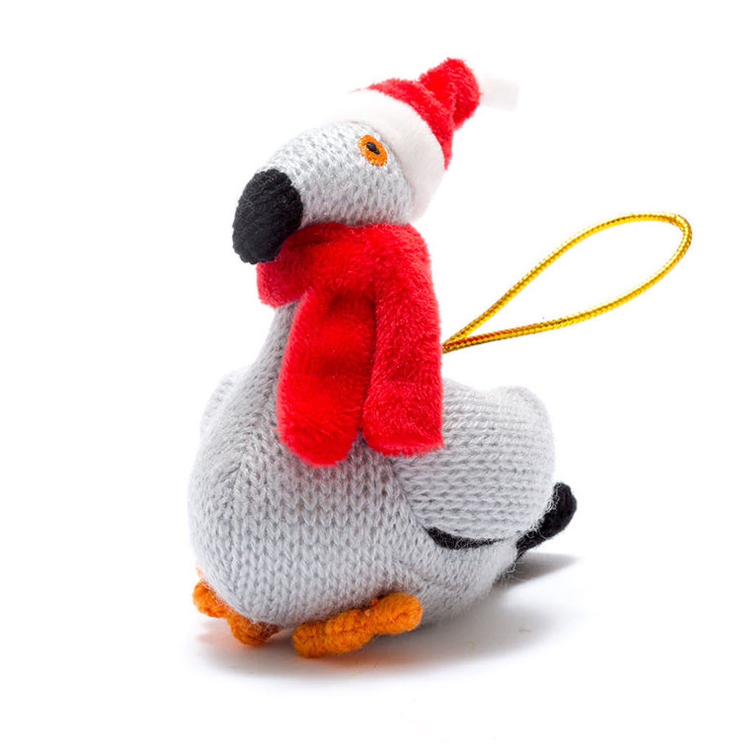 Knitted Pigeon Christmas Decoration