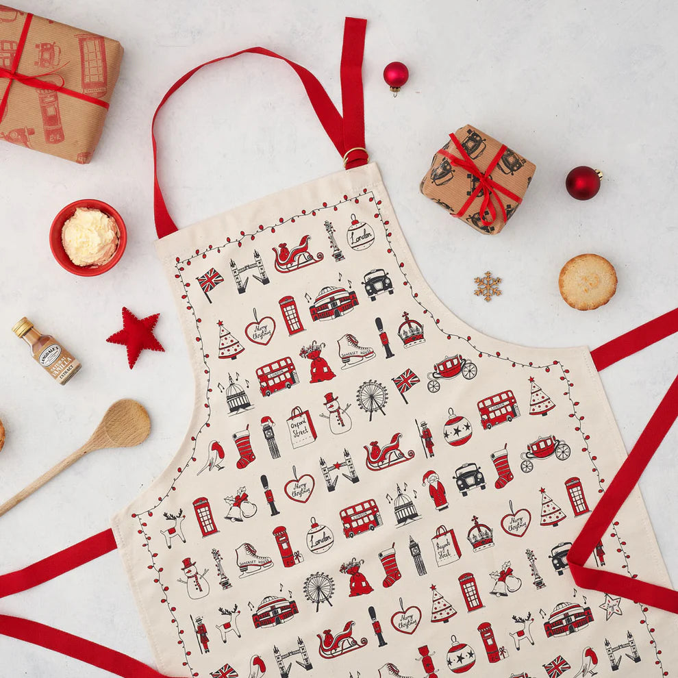 Victoria Eggs London Christmas Adult Apron