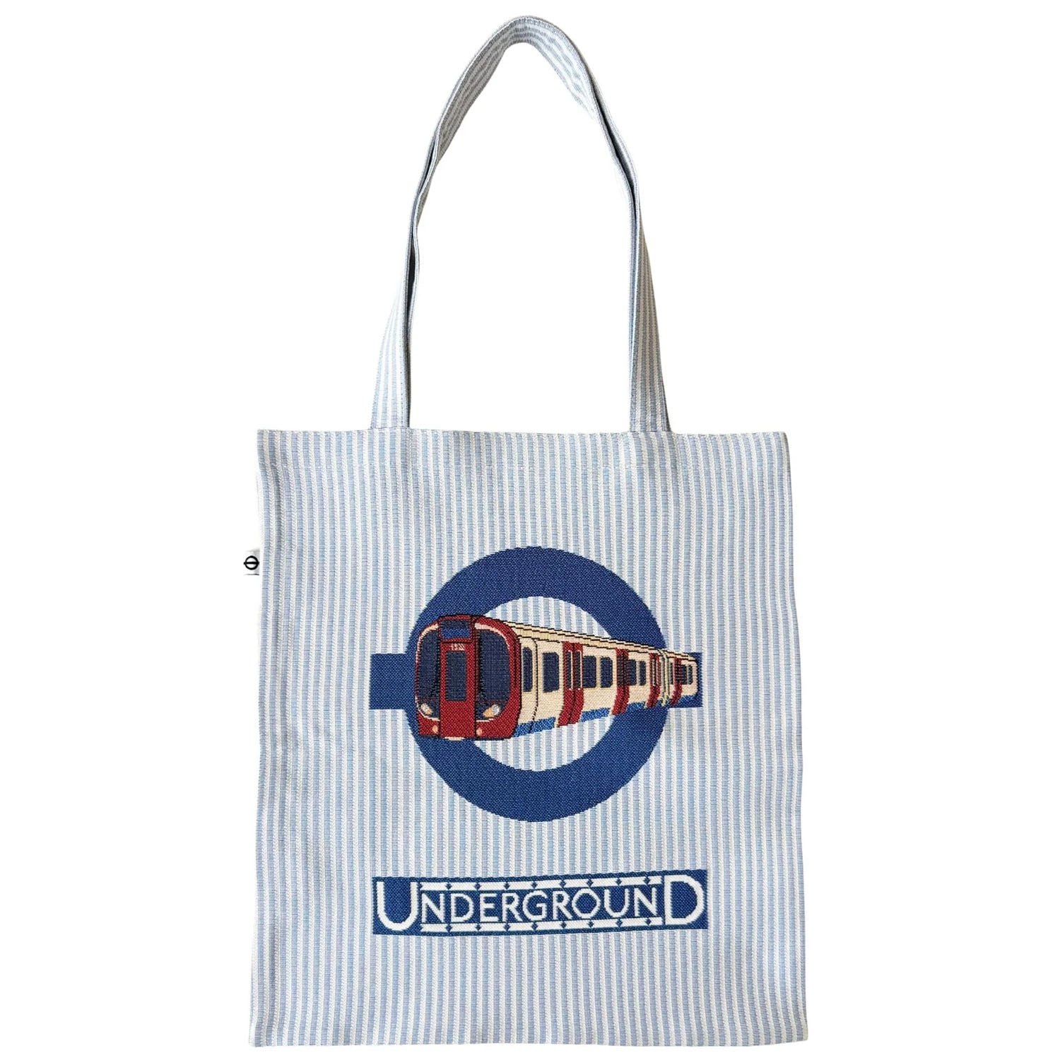 London Underground Tube Flat Tote Bag