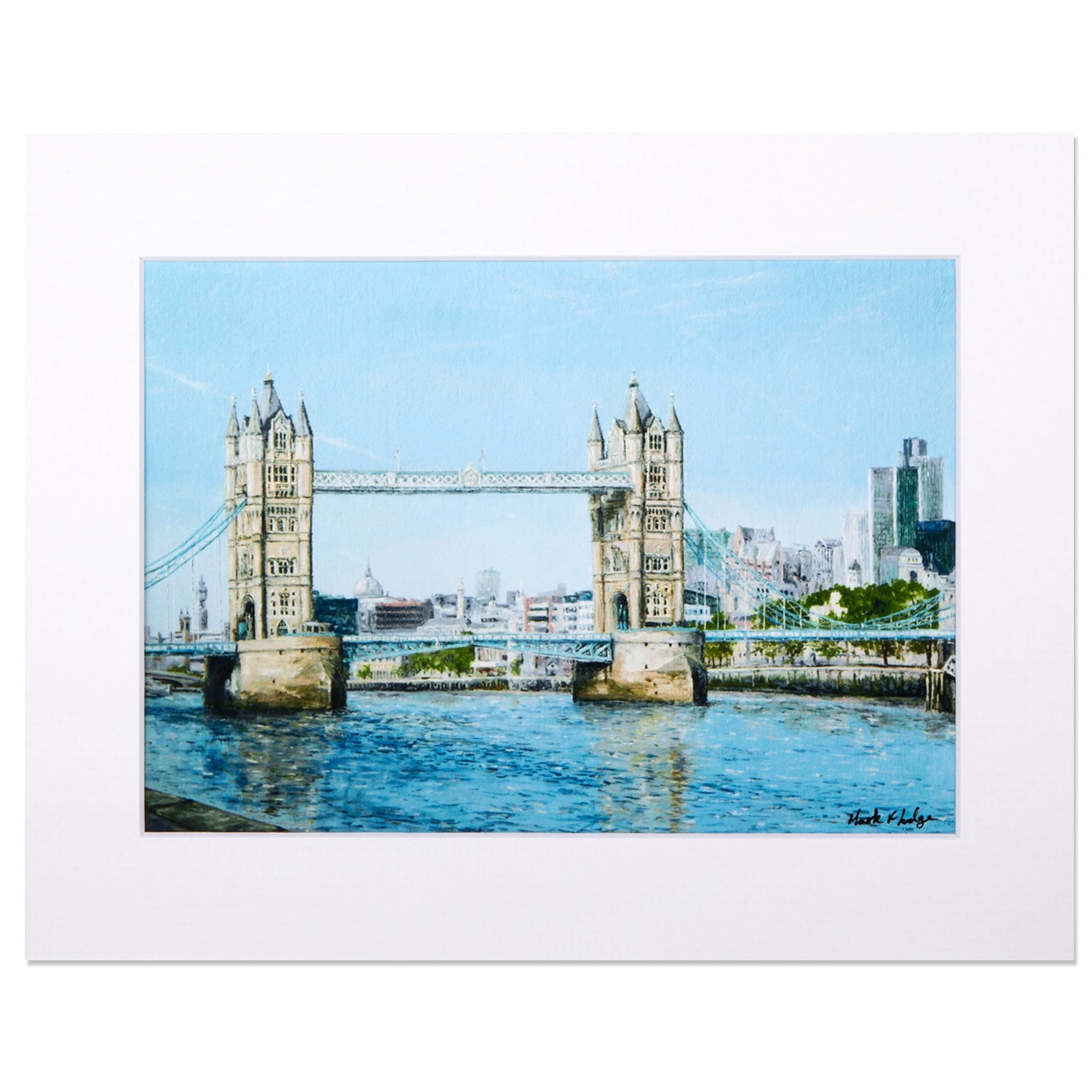 Mark F Lodge Tower Bridge Giclee Print