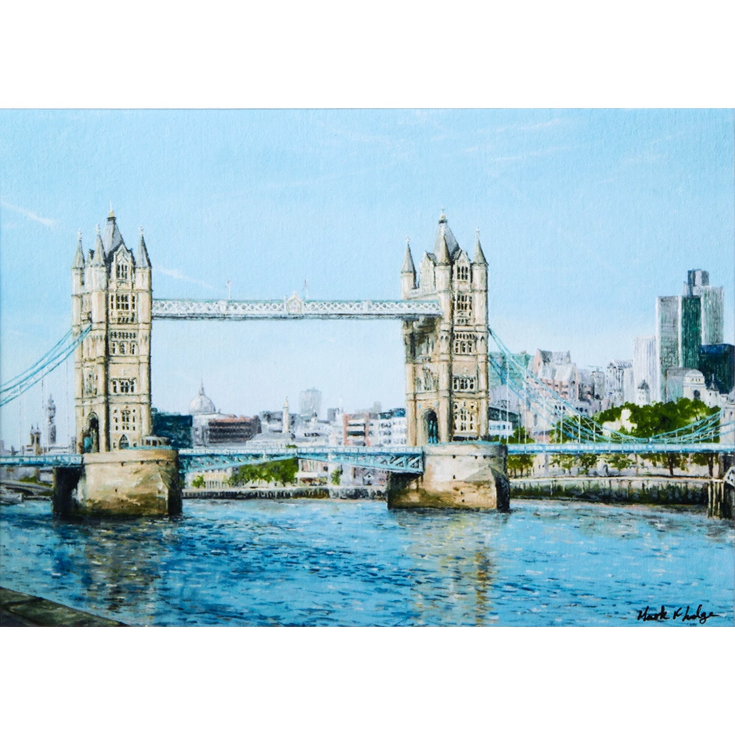 Mark F Lodge Tower Bridge Giclee Print