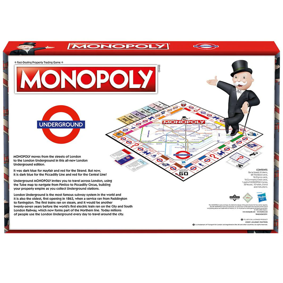 London Underground Monopoly Board Game