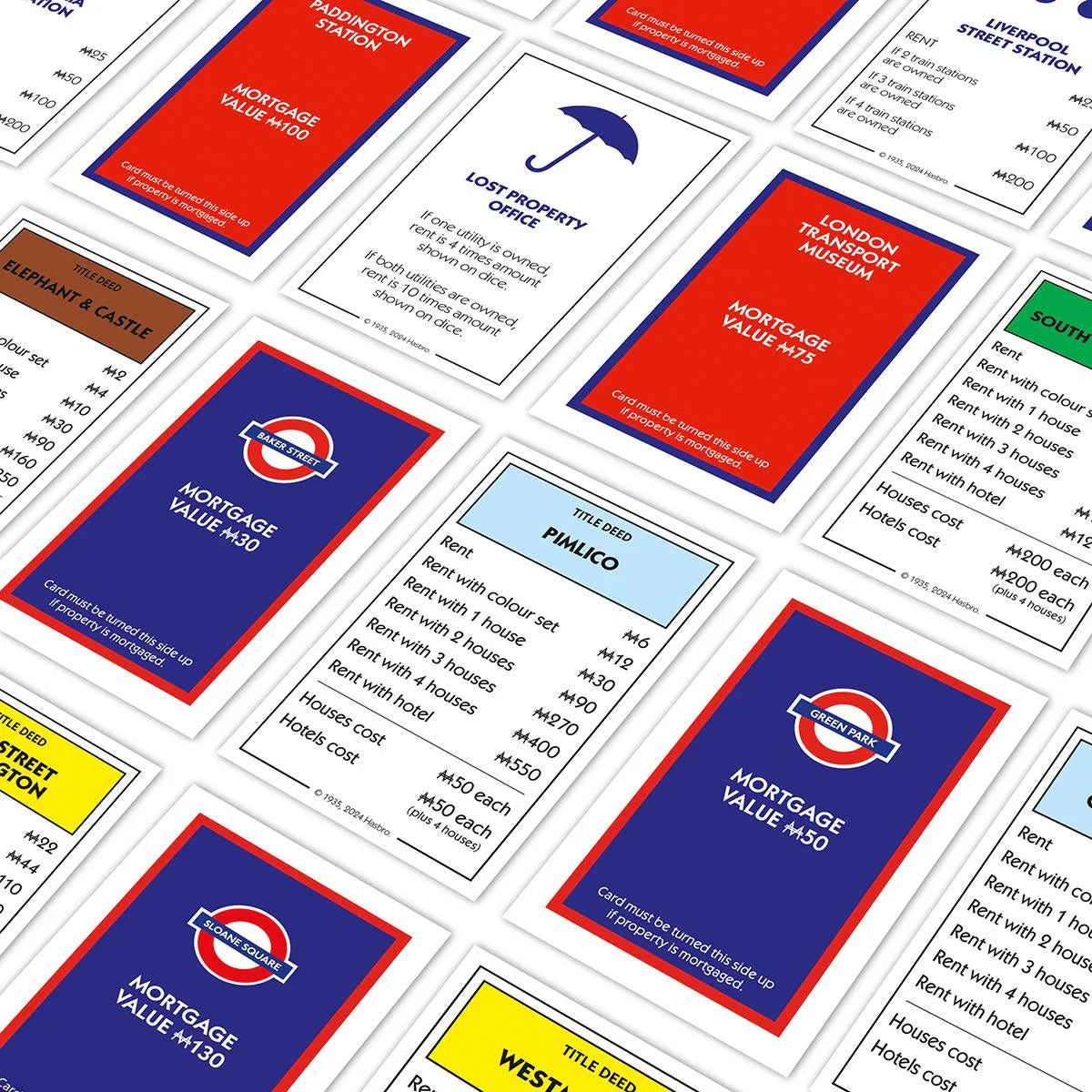 London Underground Monopoly Board Game