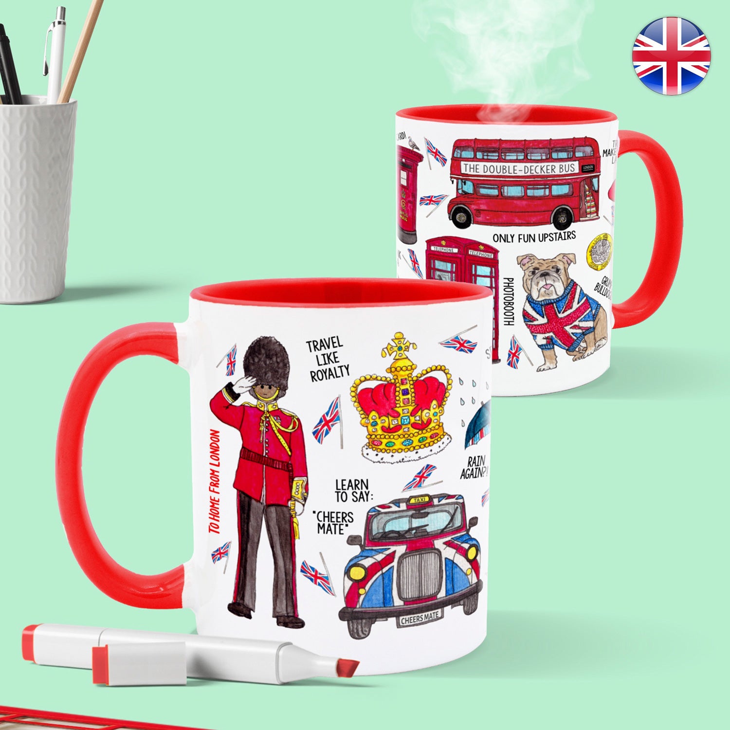 To Home From London - Mug - British Icons 2