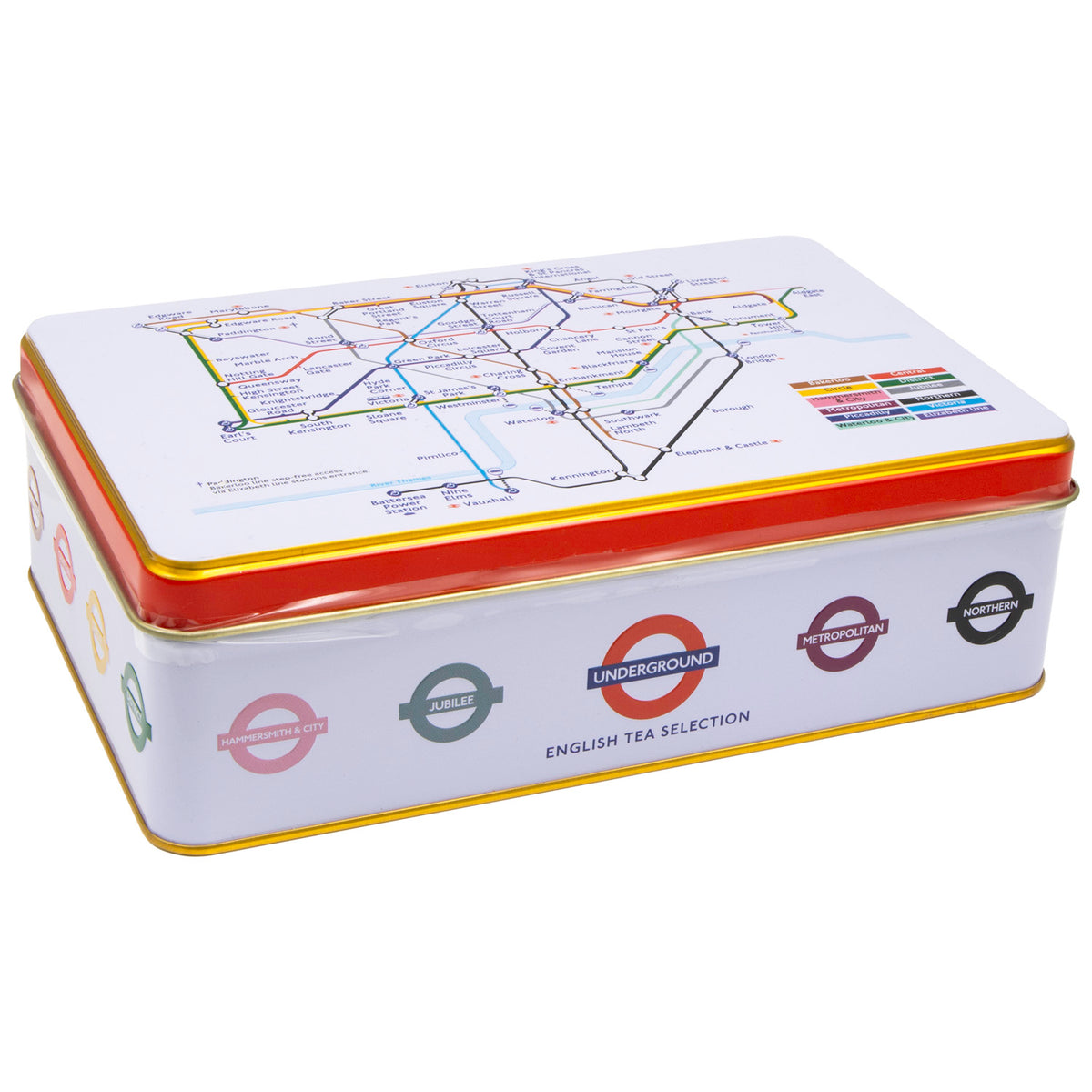 New English Teas - London Underground Primary Maps Tea Selection 1