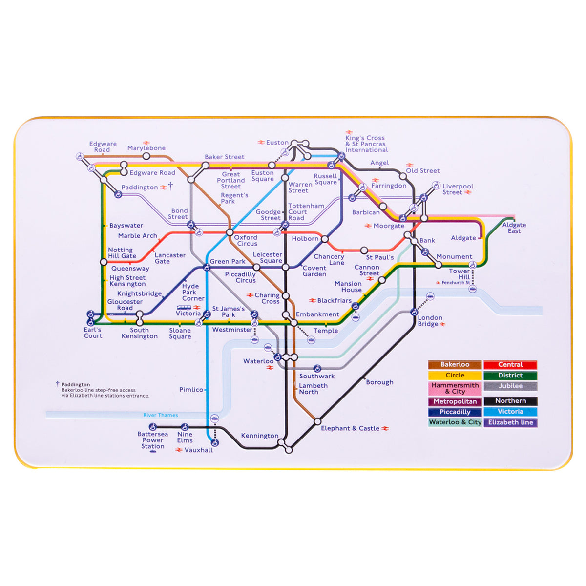 New English Teas - London Underground Primary Maps Tea Selection 2