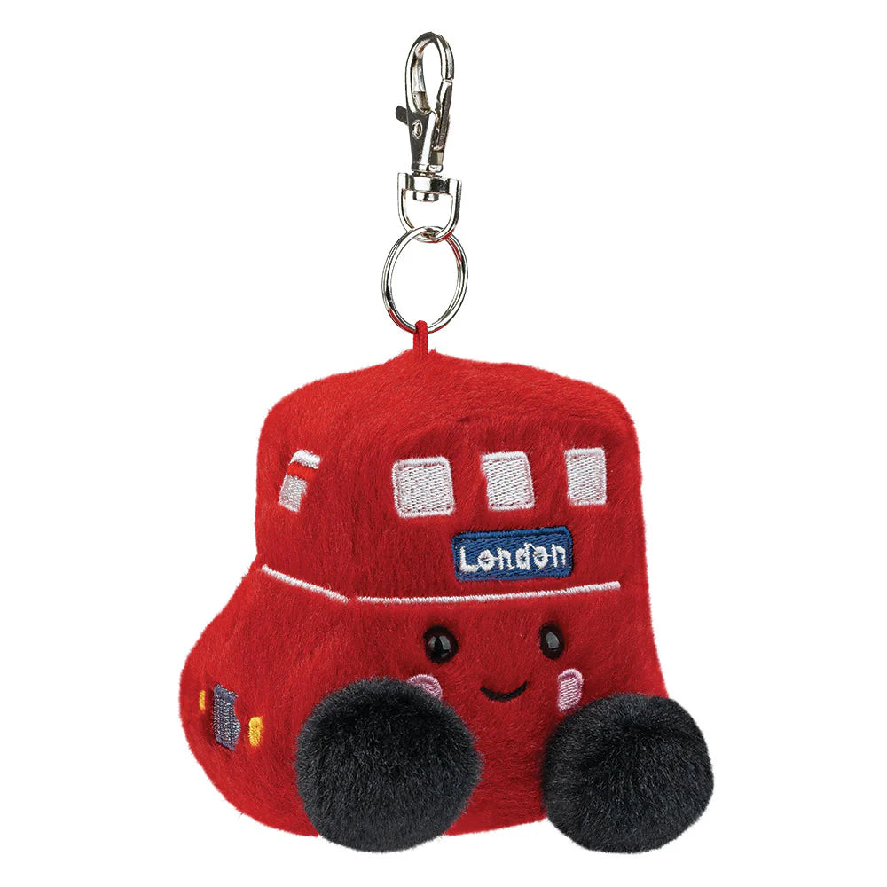 Palm Pals Bertie Red Bus Clip On