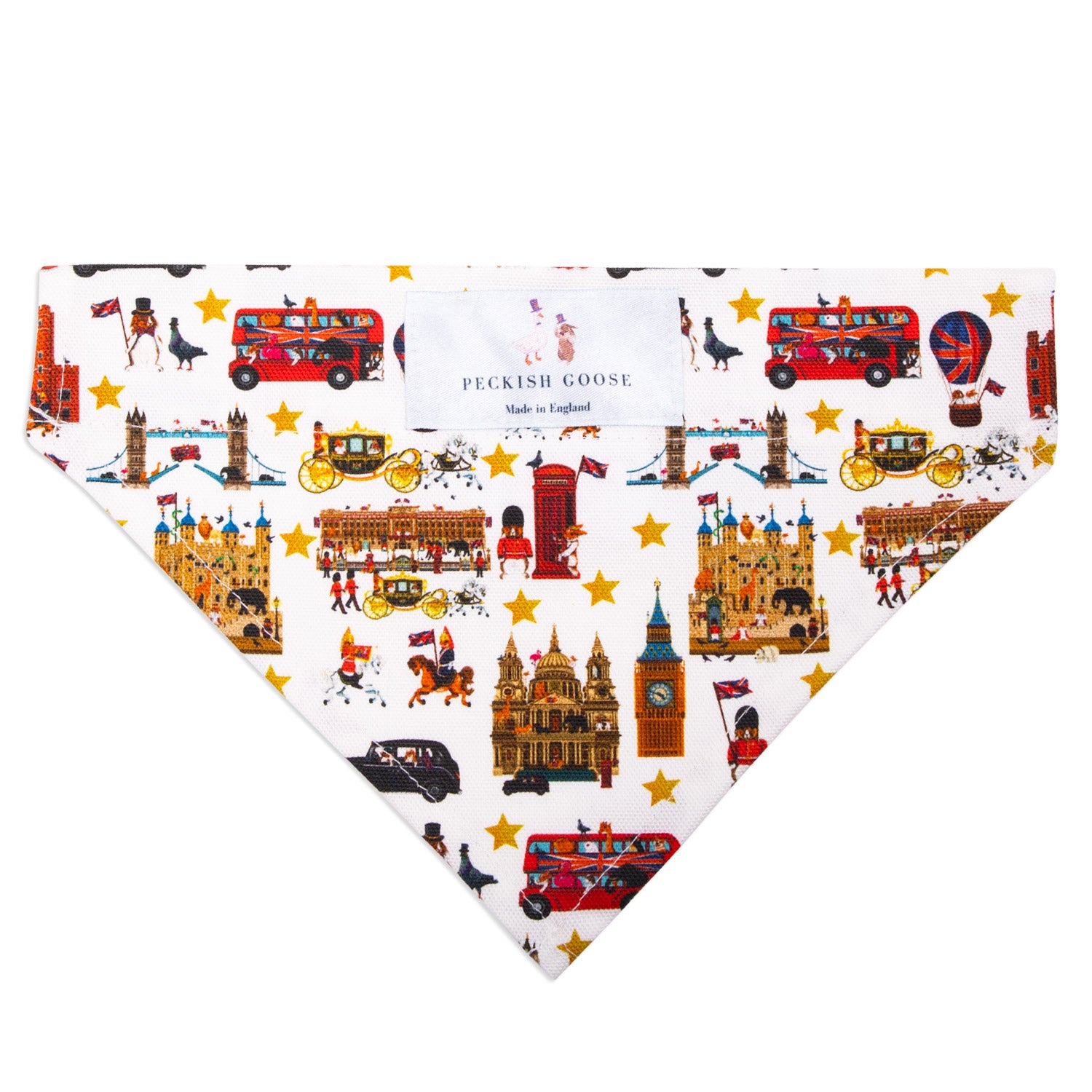 Peckish Goose London Dog Bandana 1