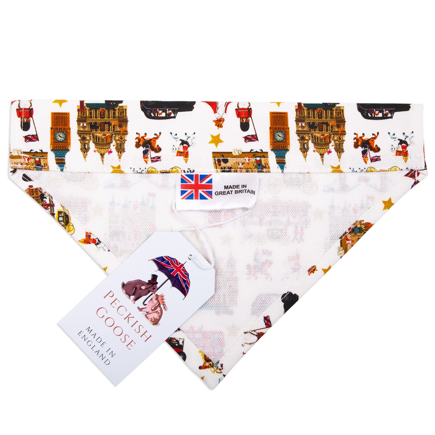 Peckish Goose London Dog Bandana 2