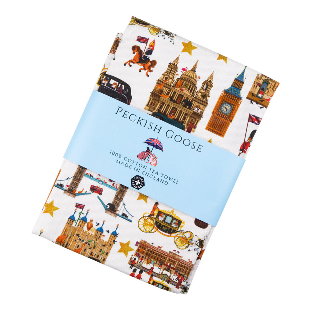 Peckish Goose London Tea Towel 3
