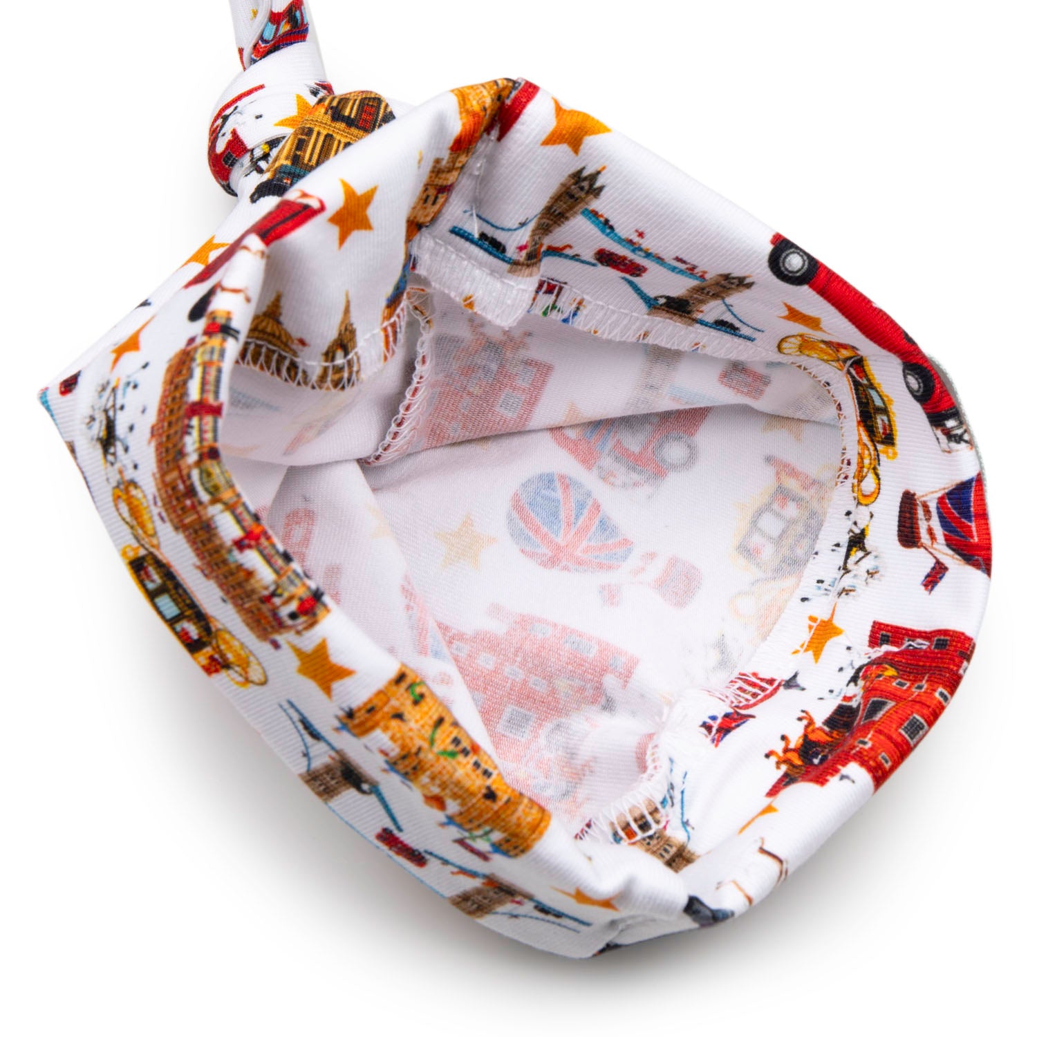 Inside of Peckish Goose London Organic Baby Hat