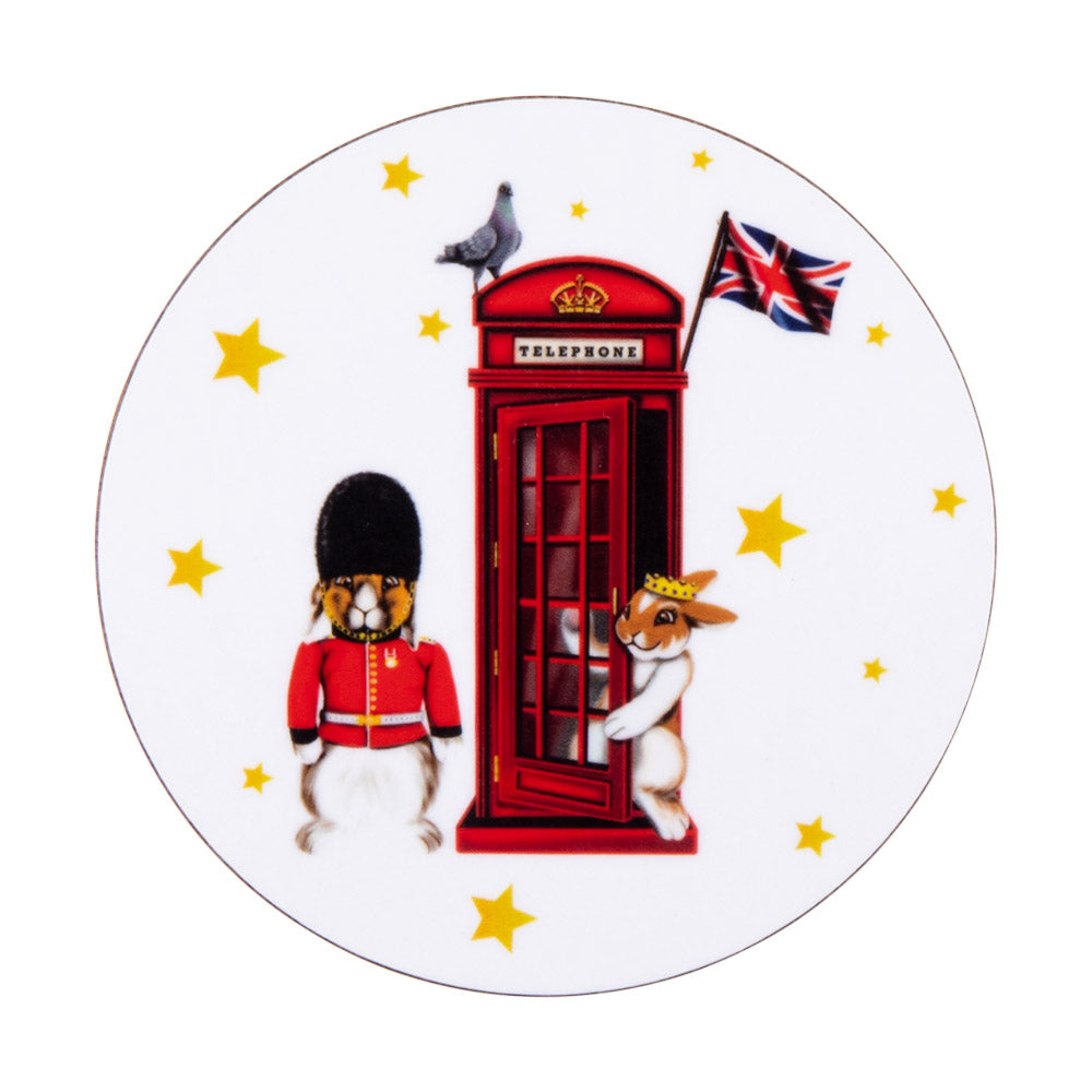 Peckish Goose Telephone Box Coaster 1
