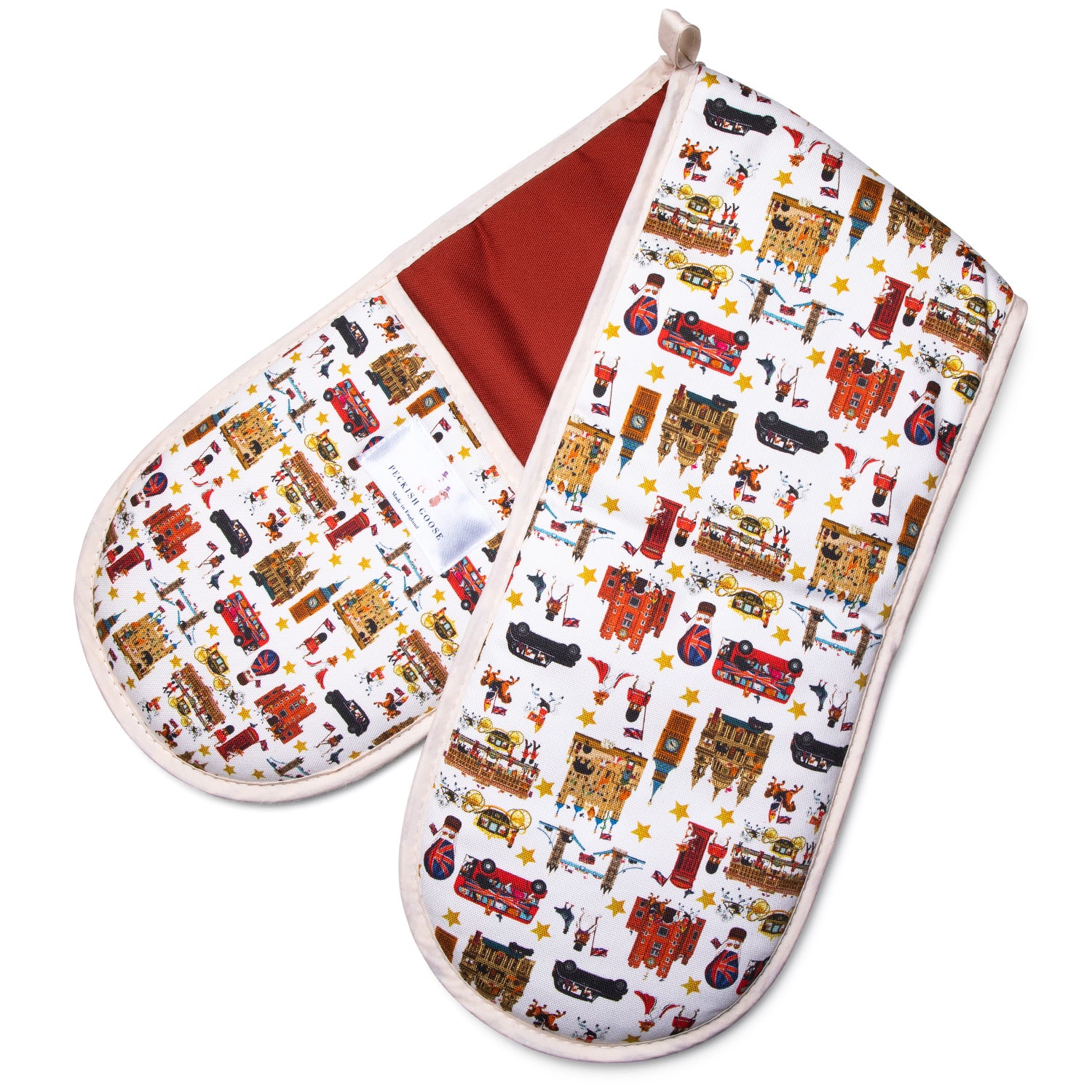 Peckish Goose London Double Oven Mitts 1