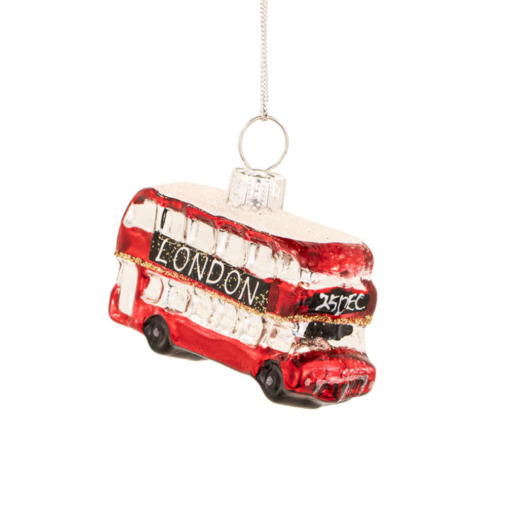 Sass & Belle London Bus Shaped Bauble