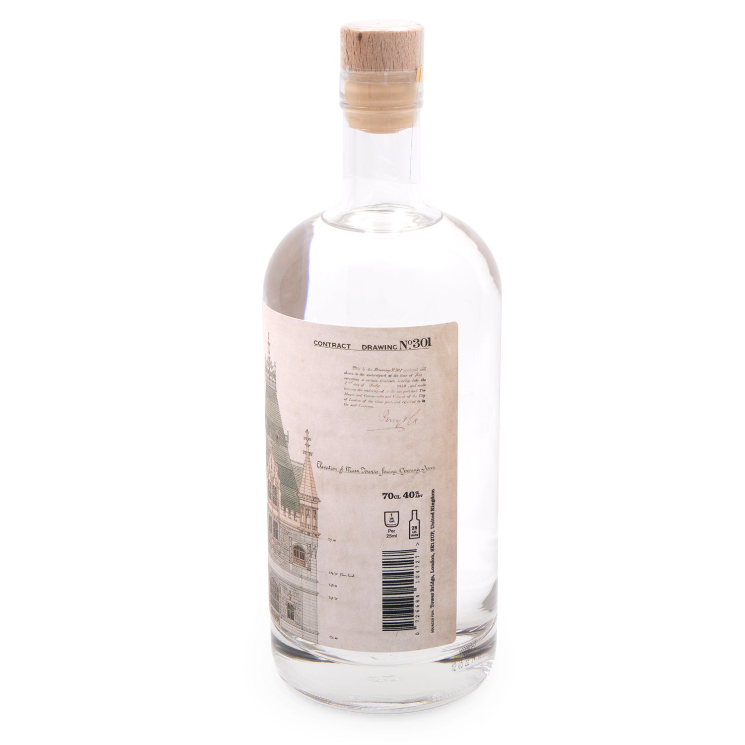 Tower Bridge Contract No. 7 Premium Gin on white background 4