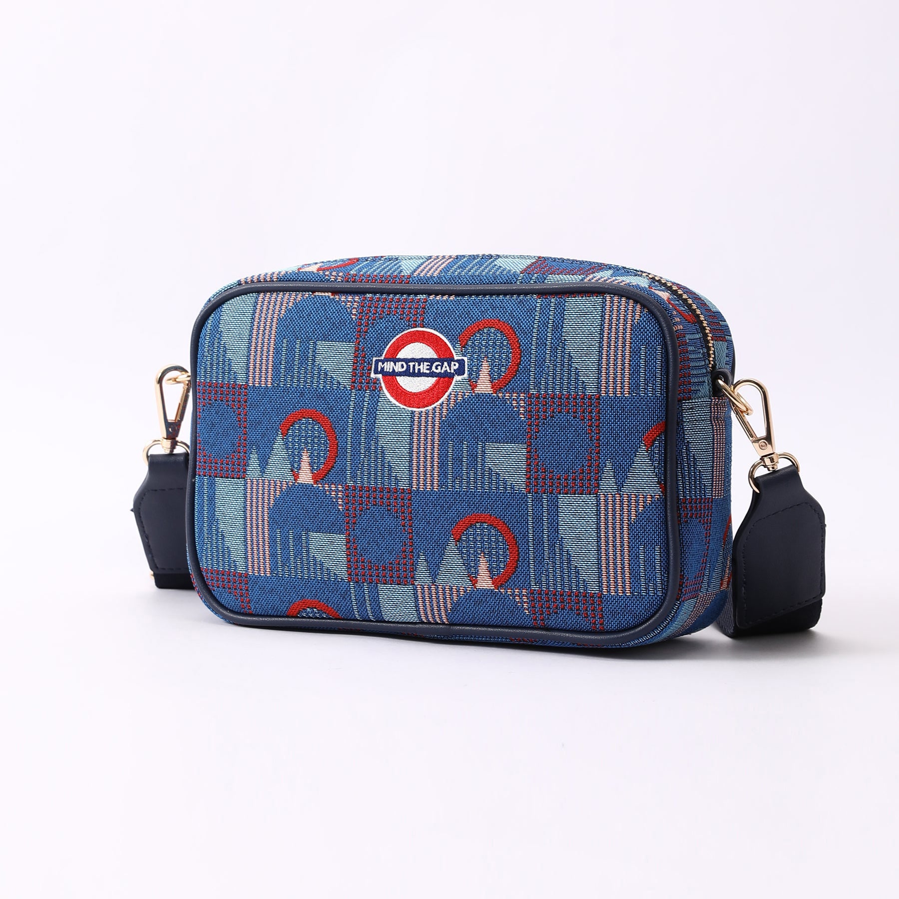 TFL Piccadilly Moquette Crossbody Camera Bag Mind The Gap 1