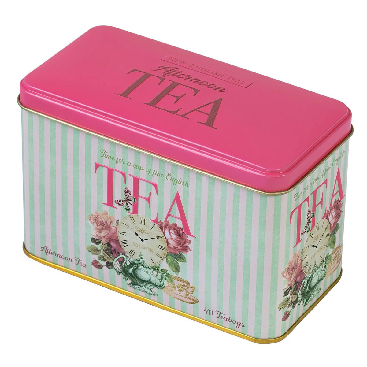 Time For Tea - Pink Tin 1