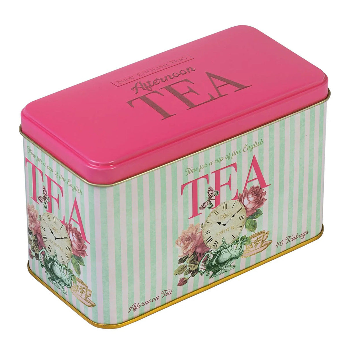 Time For Tea - Pink Tin 2