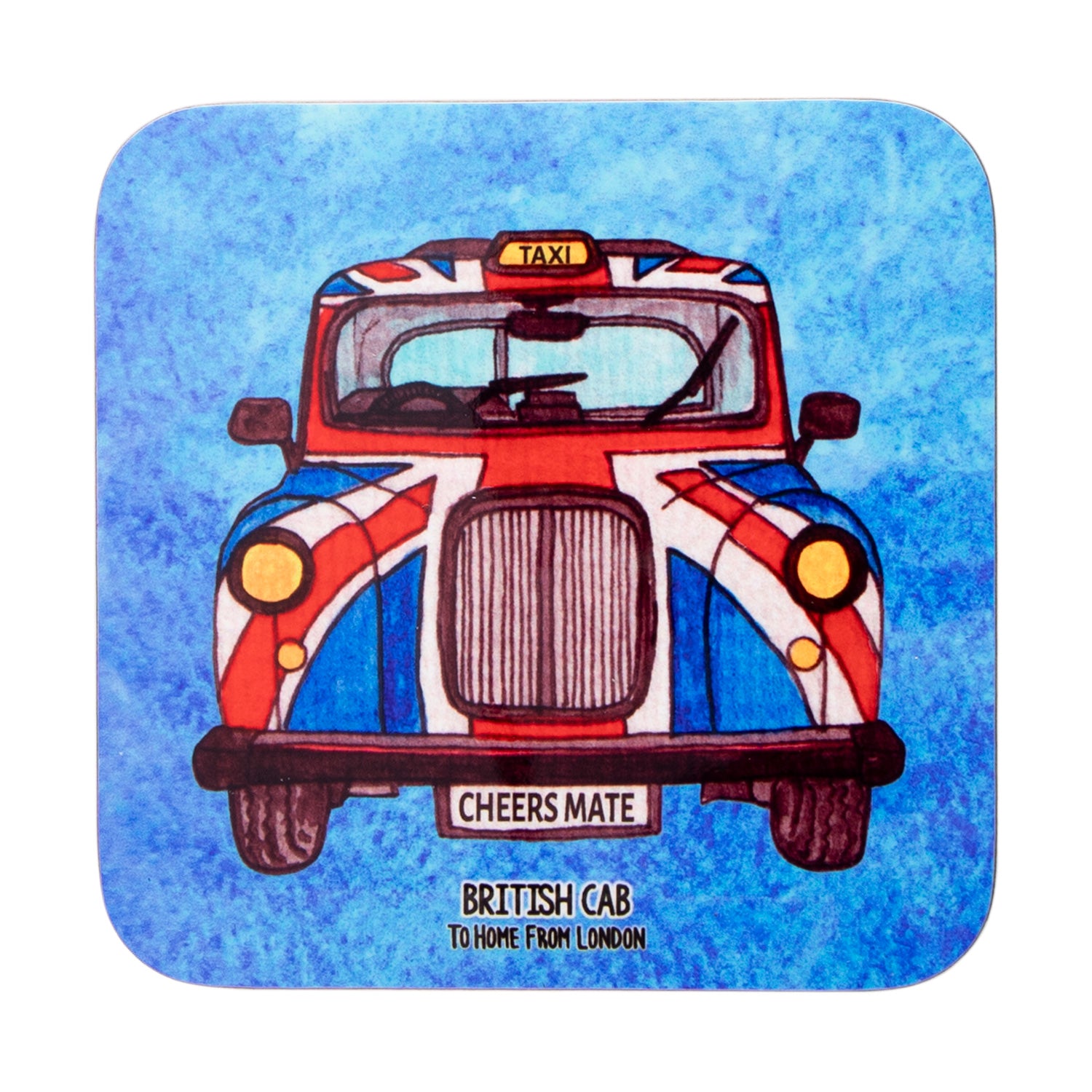To Home From London Magnetic Coaster - British Cab